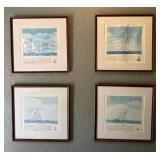 American, Mayflower, Columbia and Vigilant Boat Prints