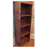 Rustic Wooden Corner Cabinet with Shelves