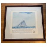 "Volunteer" Ship Print by John Mecray