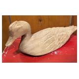 Collection of 5 Carved Wooden Animal Figures - Fish, Ducks, and Goose