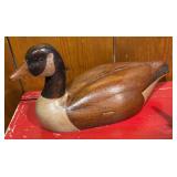 Collection of 5 Carved Wooden Animal Figures - Fish, Ducks, and Goose