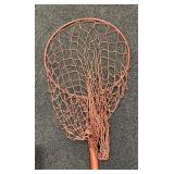 Vintage Fishing Pole and Net