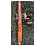 Vintage Fishing Pole and Net
