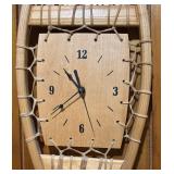 Snowshoe Motif Wall Clock