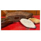 Collection of 6 Hand-Carved Wooden Duck Decoys