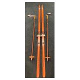 Vintage Normark Cross Country Skis with Liljedahl Poles