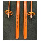 Vintage Normark Cross Country Skis with Liljedahl Poles