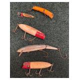 Variety of Vintage Fishing Lures