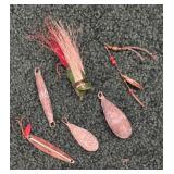 Variety of Vintage Fishing Lures