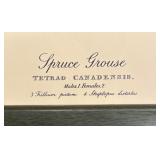 "Purple Heron", "Shoveller Duck" and "Spruce Grouse" Prints by John James Audubon