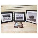4 wall hanging pictures / decorations