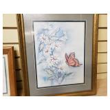 3 wooden framed pictures / decor