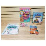 Nail art kit, Sealife Terrarium, Nighty night book, Drawing book