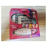 Rock painting, scratch off surprise stickers, create-a-nail decals, velvet coloring book