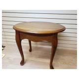 Wooden end table solid wood