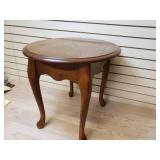 Wooden end table solid wood