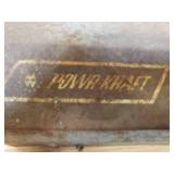 Metal tool box with tools