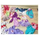 Basket full of doll clothes