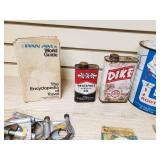 Welding helmet, king of all sewer kleener, Dike cooling system protector, neatsfoot compound oil, Pan Am