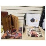 8 Vinyl Records 2 Sets of many records