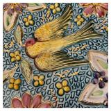 Henri Bequet Quaregnon Belgium Majolica Collector Plate