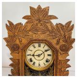 Antique Laurel No. 3 Gingerbread Clock by Gilbert Clock Company
