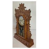 Antique Laurel No. 3 Gingerbread Clock by Gilbert Clock Company