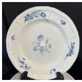 Vintage Brick Oven Jardin Bleu Stoneware Dinnerware