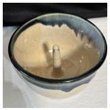 Pair of Art Pottery Baking Dishes / Apple Baker