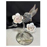 Glass Baron Hummingbird Figurine