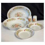 Oriental Garden Signature Collection Serving Bowls and Salt/Pepper Shakers