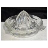 Two Vintage Glass Juice Pitchers and Juicer