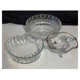 Collection of Crystal and Clear Glass Bowls, Platters, Dishes and More!