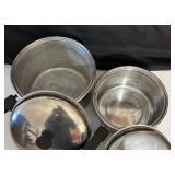 Assorted of Pots and Pans with Lids