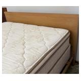 Vintage Mid Century Full Bed Wooden Frame