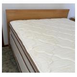 Vintage Mid Century Full Bed Wooden Frame