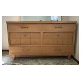 Bassett Mid-Century Vintage Dresser with Mirror