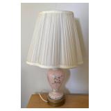 Dainty Vintage Pfatzgraff Tea Rose Lamp