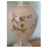 Dainty Vintage Pfatzgraff Tea Rose Lamp