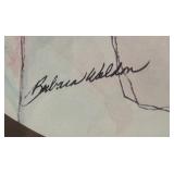 Singing Birds Motif Watercolor Print by Barbara Waldon