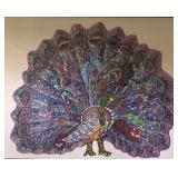 Fantastic Framed Proud Peacock Puzzle