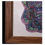 Fantastic Framed Proud Peacock Puzzle