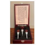 Classy Wine Bottle Stopper Set