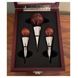 Classy Wine Bottle Stopper Set