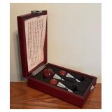 Classy Wine Bottle Stopper Set