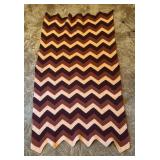 Vintage Chevron Afghan
