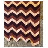 Vintage Chevron Afghan