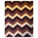 Vintage Chevron Afghan