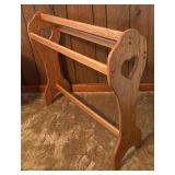 Decorative Wooden Quilt Rack