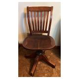 Charming Vintage Wooden Office Chair